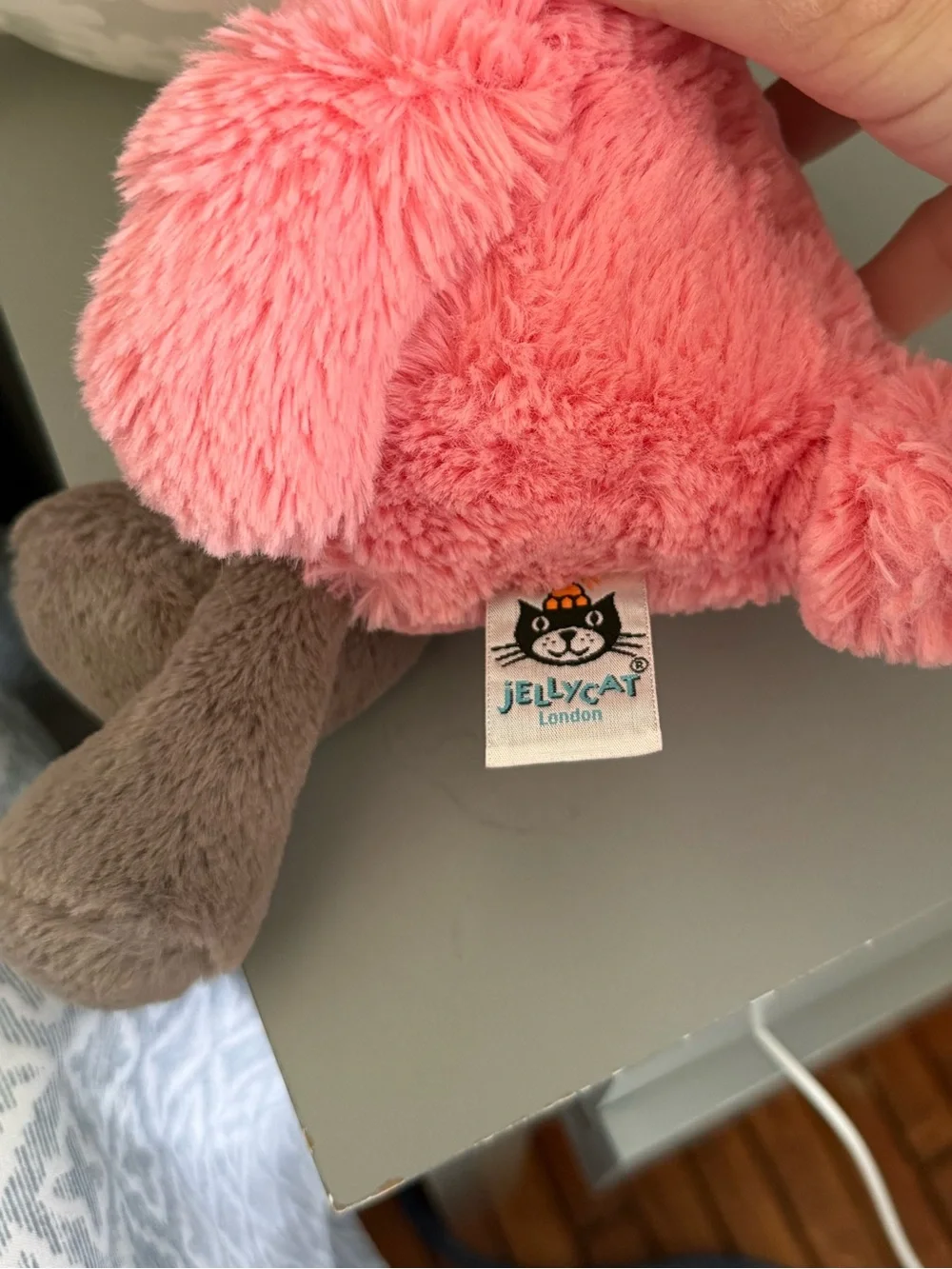 Jellycat Retired Bashful Flamingo - Picture 4 of 7